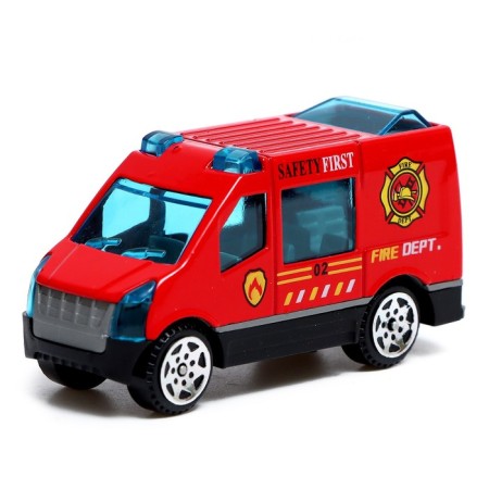 Set of metal machines "Fire Service", 6 pcs.-1