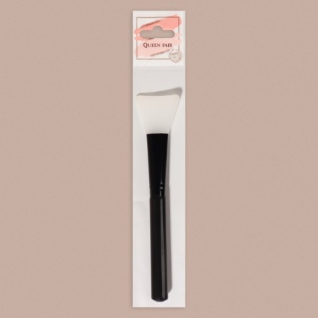 Brush for masks, silicone, 15 (+/- 1) cm, black/white color-5