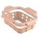 Container for baking, storage and carrying of products in the Smart Solutions cover, beige color, 1050 ml