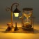 Sanding clock "Street flashlight", souvenir, with backlight, 15.5 x 6.5 x 15.5 cm