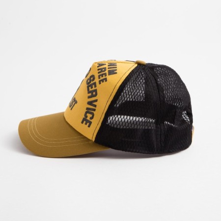 Baseball cap for the boy minku, yellow color, rr 52 cm-1