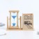 Organizer for the office with sand clock (2 in 1) “No. 1”, 9.5 x 13.5 cm