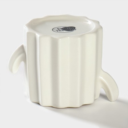Porcelain set for spices on a bamboo stand Bellatenero "Cacti", 12 × 12.5 × 10 cm, white color-11