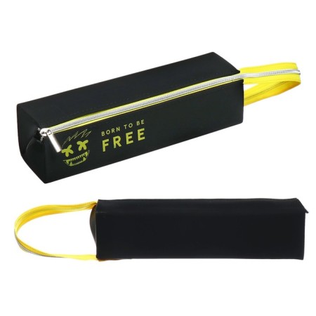 Penal soft, 1 compartment, 50 x 200 x 50 mm, voluminous, silicone, Devente Born to be free, with a handle