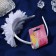 Hair cap "Rosie" three flowers, 0.5 cm, white