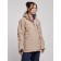 Ski jacket female winter, size 56, beige color