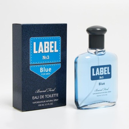 Men's toilet water Label No. 3 Blue, 100 ml (based on Blue Label (Givenchy)-2