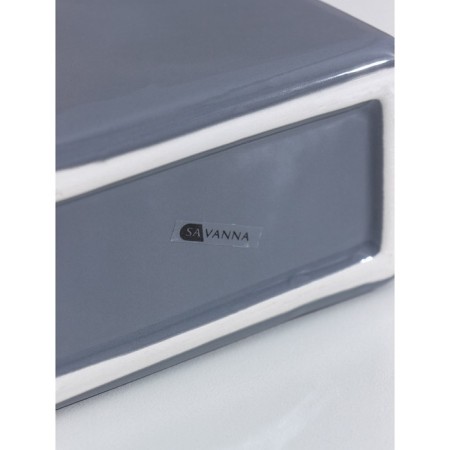 A dispenser for a detergent with a Savanna sponge stand “Nature”, 450 ml, color gray color-4