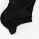 Women's socks shortened, black color, size 36-40