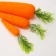 Decor "Carrots" set 3 pcs., 5 × 14 × 28 cm