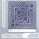 Scrapbooking paper silver "eclectic" density 180 g 15.5x17 cm