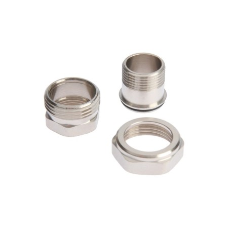 American Aqualink, 3/4 ", internal/outer thread, straight, nickel -plated brass-2