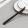 Plastic disposable knife "premium", 18 cm, black color