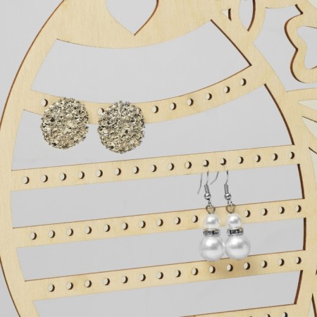 Steam for jewelry "Moon", plywood, beige color-3