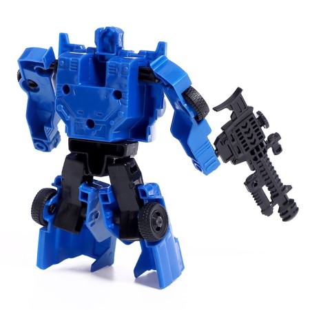 Set of robots "warriors", transformed-8