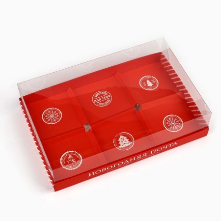 Box for Musser cakes "New Year's Post", 27 x 17.8 x 6.5 cm, New Year-2