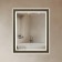 Highlight mirror, in the baguette, dark gold, wall, 60x70 cm
