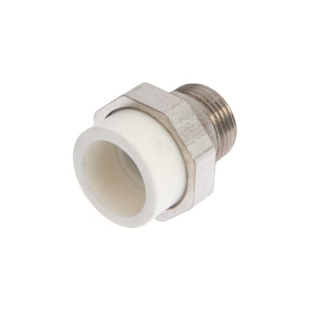 Combined Zein, polypropylene, American, external thread, d = 32 mm x 1 "-1