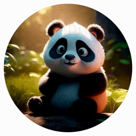 Figure puzzle "Panda", size 25 cm