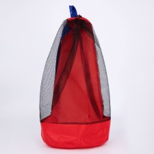 Baby backpack for a boy, 47x24 cm, mesh, for sandbox, red color