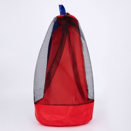 Baby backpack for a boy, 47x24 cm, mesh, for sandbox, red color
