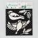 Stencil for creativity "Bullfini", 15 x 15 cm, plastic