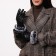 Gloves are female, dimensionless, with insulation, black color