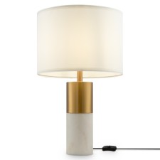 Luminaire desktop Maytoni Z030TL-01BS, 1HE27, 60W, 39x39x65 cm, brass color