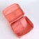 Road cosmetic bag, 2 parts with lightning, pink color