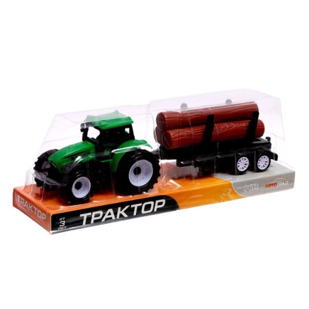 Tractor inertial "Farmer", with a trailer-4