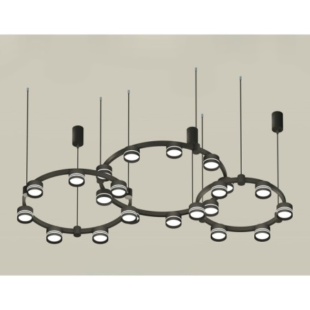 Ambrella Light Acrylic lamp, XR92092200, GX53 LED 12 W, black sand, white matte