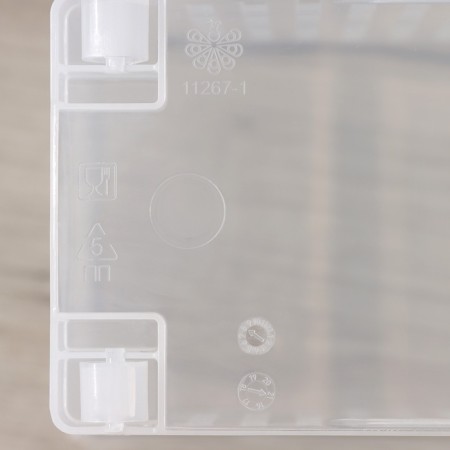 Storage container on wheels Ricco, 6 l, 35.5 × 13 × 20 cm, with a handle, transparent-11