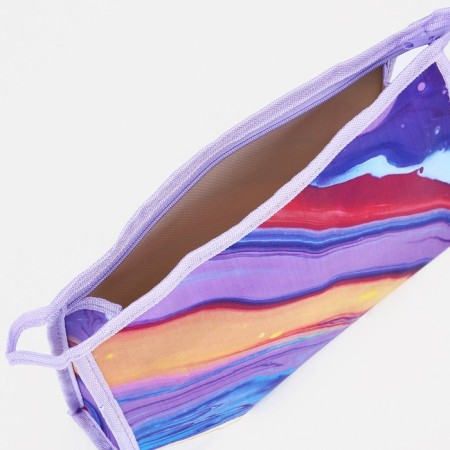 Lightning cosmetic bag, lilac color-2