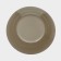 Small glass plate "Warckeshop Brows", D = 22 cm, brown color