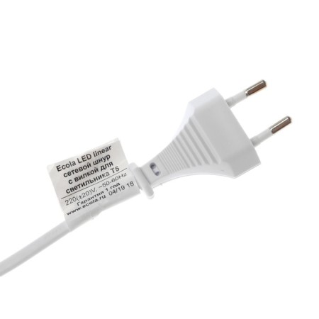 Network Ecola Led Linear cord for T5 lamp with a fork, 1 m-2