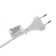 Network Ecola Led Linear cord for T5 lamp with a fork, 1 m