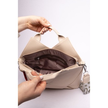 Bag Tout Women, Ecokuzha, Ludor Beige, 39x13x22 cm-4