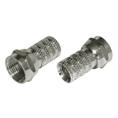 The antenna connector to the cable, the plug f for the cable RG-6, (2pcs) Rexant-3