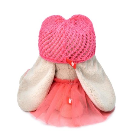 Soft toy "Bunny mi in a skirt from a grid", 15 cm-2