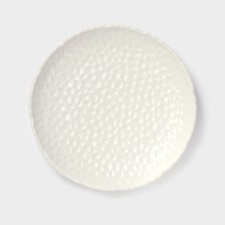 Ceramic dessert “airiness”, d = 20.5 cm, white color