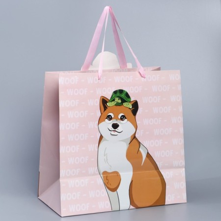 Gift package, packaging, "dog", 30 x 30 x 15 cm-2