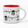 Ceramic mug "Panda", 380 ml, white color