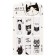A set of magnetic bookmark for books Calligrata 6 pieces, "cats", mix
