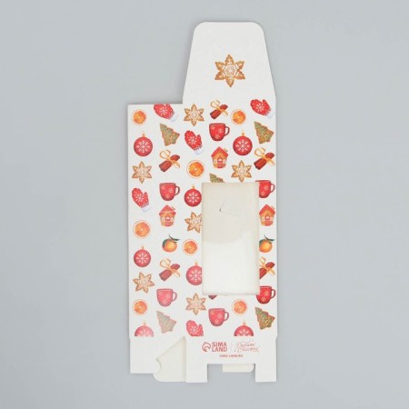 Folding box "Miracles in the New Year", 6 x 14.5 x 3.5 cm, New Year-5