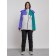 Ski costume female winter, size 48, dark green color
