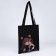 Bag Schoper "Anime Girl", 35x0.5x40 cm, Department without lightning, without lining, black