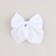 Bant for hair white school "the most cute" elastic band, 11 x 13 cm