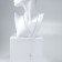 Pearl pearl "cross" color silver, 40cm