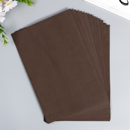 Foamiran 1 mm, 20x30 cm (set 10 sheets) BK028 Brown 4823221