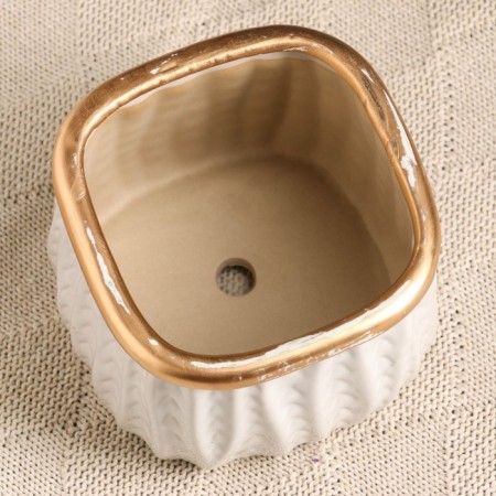 Pot "Elegy" gray 12x9cm, 0.6 l, d-9.5,-6